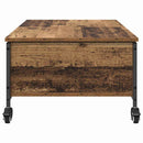 Sofabord Gammelt træ 91 x 55 x 32 cm Konstrueret træ