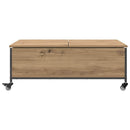 Sofabord Artisan Egetræ 91 x 55 x 32 cm Konstrueret træ