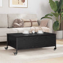 Sofabord Sort eg 91 x 55 x 32 cm Konstrueret træ