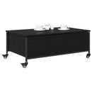 Sofabord Sort eg 91 x 55 x 32 cm Konstrueret træ