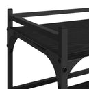 Køkkenvogn Sort eg 50 x 35 x 75.5 cm Konstrueret træ