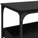 Køkkenvogn Sort eg 60 x 41 x 80.5 cm Konstrueret træ
