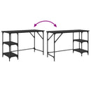 Bord Sort eg 120 x 50 x 75 cm Konstrueret træ
