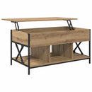 Sofabord Artisan Egetræ 100 x 55 x 48.5 cm Konstrueret træ