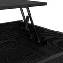 Sofabord Sort eg 100 x 55 x 48.5 cm Konstrueret træ