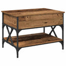 Sofabord Gammelt træ 70x50x50cm Konstrueret træ