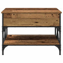 Sofabord Gammelt træ 70x50x50cm Konstrueret træ