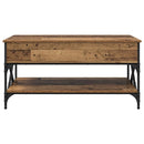 Sofabord Gammelt træ 100 x 50 x 50 cm Konstrueret træ