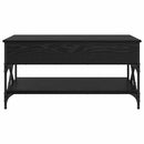 Sofabord Sort eg 100 x 50 x 50 cm Konstrueret træ