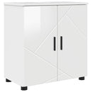 Badeværelsesskab med opbevaring Høj gloss hvid 61 x 35 x 64 cm