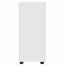 Badeværelsesskab Hvid 60 x 35 x 80 cm Konstrueret træ & Metal