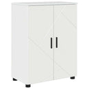 Badeværelsesskab med opbevaring Høj gloss hvid 60 x 35 x 80 cm