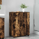 Badeværelsesskab med opbevaring Røget eg 60 x 35 x 80 cm