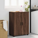 Badeværelsesskab med opbevaring med dør Brun eg 60 x 35 x 80 cm