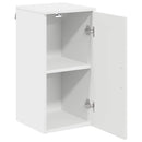 Badeværelsesskab Hvid 30 x 31,5 x 61 cm Konstrueret træ & Metal