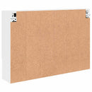 Spejlskab Hvid 80 x 17 x 55 cm Konstrueret træ