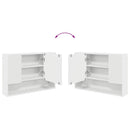 Spejlskab Hvid 80 x 17 x 55 cm Konstrueret træ