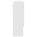 Spejlskab Hvid 80 x 17 x 55 cm Konstrueret træ
