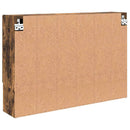 Spejlskab Vægmonteret Røget eg 80 x 17 x 55 cm Konstrueret træ
