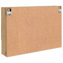 Spejlskab Artisan Egetræ 80 x 17 x 55 cm Konstrueret træ