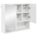 Spejlskab Hvid 59 x 17 x 55 cm Konstrueret træ