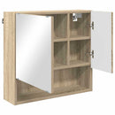 Spejlskab Sonoma eg 59 x 17 x 55 cm Konstrueret træ