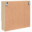 Spejlskab Vægmonteret Sonoma eg 59 x 17 x 55 cm Konstrueret træ