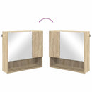 Spejlskab Sonoma eg 59 x 17 x 55 cm Konstrueret træ