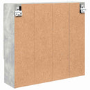 Spejlskab Beton Grå 59 x 17 x 55 cm Konstrueret træ