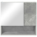 Spejlskab Beton Grå 59 x 17 x 55 cm Konstrueret træ