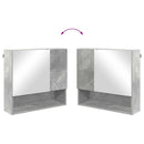 Spejlskab Beton Grå 59 x 17 x 55 cm Konstrueret træ