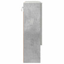 Spejlskab Beton Grå 59 x 17 x 55 cm Konstrueret træ