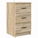 Natskab med skuffe Sonoma-eg 38 x 38 x 66 cm Konstrueret træ