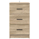 Natskab med skuffe Sonoma-eg 38 x 38 x 66 cm Konstrueret træ