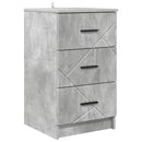 Natskab Betongrå 38 x 38 x 66 cm Konstrueret træ
