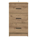 Natskab med skuffe artisan eg 38 x 38 x 66 cm Konstrueret træ
