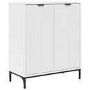 Sideboard Hvid 69,5 x 33 x 82 cm Konstrueret træ
