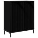 Sideboard Sort 69,5 x 33 x 82 cm Konstrueret træ