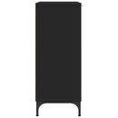 Sideboard Sort 69,5 x 33 x 82 cm Konstrueret træ