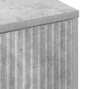 Sideboard Beton Grå 69,5 x 33 x 82 cm Konstrueret træ