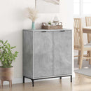 Sideboard Beton Grå 69,5 x 33 x 82 cm Konstrueret træ