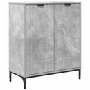 Sideboard Beton Grå 69,5 x 33 x 82 cm Konstrueret træ