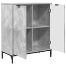 Sideboard Beton Grå 69,5 x 33 x 82 cm Konstrueret træ
