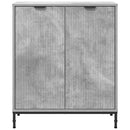 Sideboard Beton Grå 69,5 x 33 x 82 cm Konstrueret træ