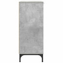Sideboard Beton Grå 69,5 x 33 x 82 cm Konstrueret træ