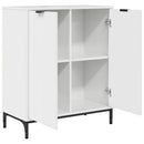 Sideboard Høj gloss hvid 69,5 x 33 x 82 cm Konstrueret træ