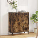 Sideboard Røget eg 69,5 x 33 x 82 cm Konstrueret træ