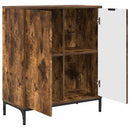 Sideboard Røget eg 69,5 x 33 x 82 cm Konstrueret træ
