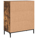 Sideboard Røget eg 69,5 x 33 x 82 cm Konstrueret træ