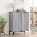 Sideboard Grå Sonoma 69,5 x 33 x 82 cm Konstrueret træ